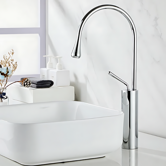 Luxus Waschbecken – Elegantes Design mit drehbarem Auslauf