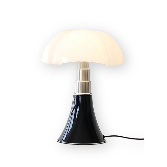 Arelle Tischlampe – Aluminium – Schwarz/Weiß – Ø 28 cm – Modernes Design, LED tischleuchte