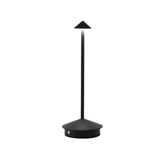 Arezo Tischlampe – Aluminium & Polycarbonat – Weiß – 11×29 cm – Modernes, Wetterfestes Design