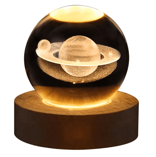 Astrale Planeten Tischlampe – Solarenergie – Multicolor – 30×30 cm – Atmosphärische Beleuchtung