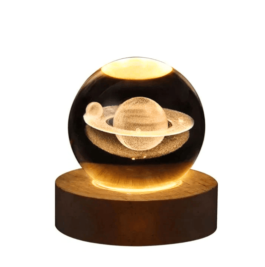 Astrale Planeten Tischlampe – Solarenergie – Multicolor – 30×30 cm – Atmosphärische Beleuchtung