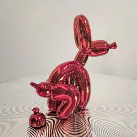 Balloondog Dekorative Statue – Kunstharz – Modern – Verspielt – 30 cm