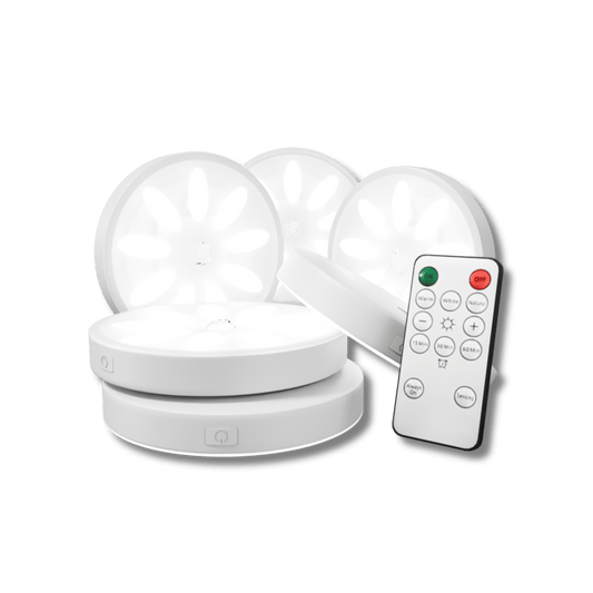 LED Spotlampe Drahtlos - Modernes Design - Akku & Dimmbar