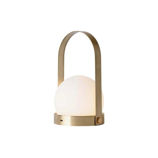 Cero Bol Tischlampe – Metall & Glas – Gold/Schwarz/Weiß – Modernes Design – Verstellbare LED-Farben
