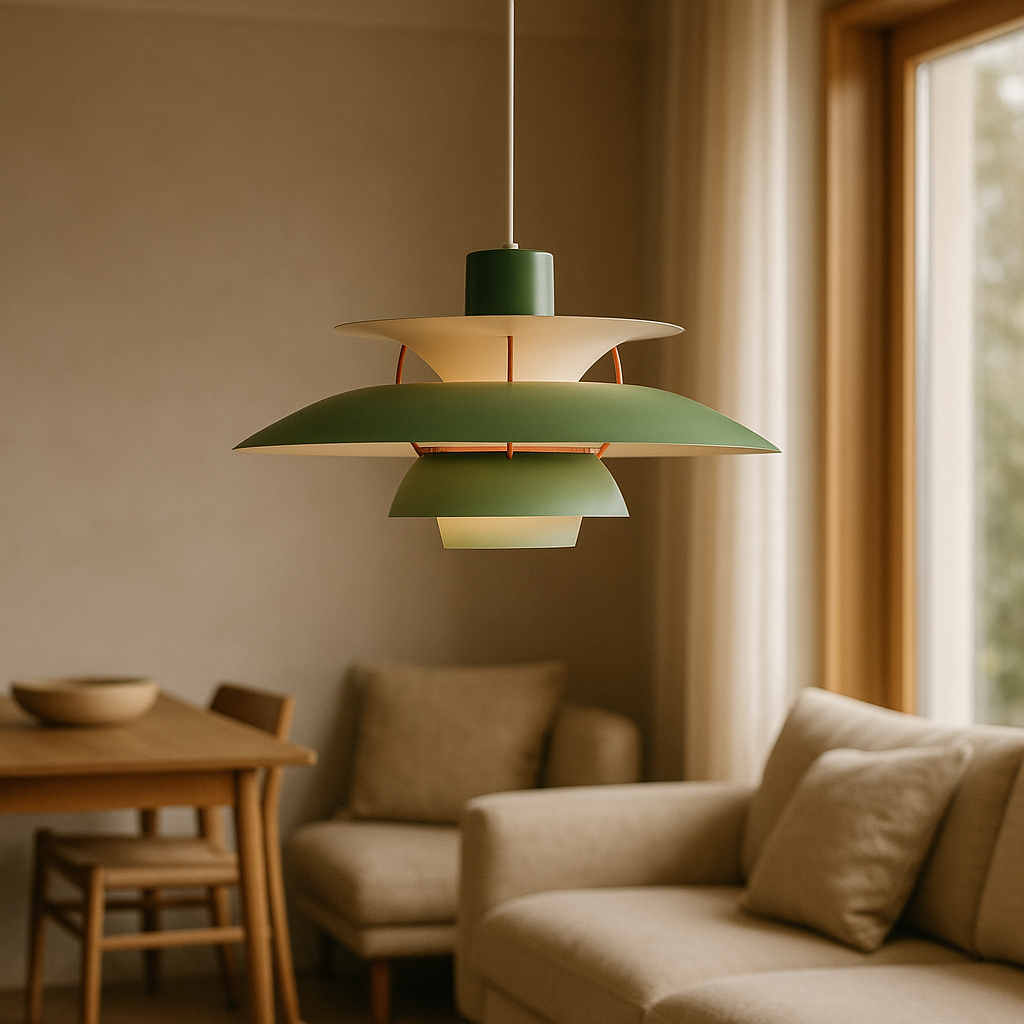 Modern pendant light featuring a metal alloy with an iron finish in vegetable tones, ideal for contemporary dining or living spaces. E27 socket. 1