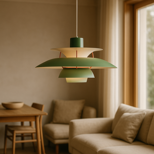 Modern pendant light featuring a metal alloy with an iron finish in vegetable tones, ideal for contemporary dining or living spaces. E27 socket. 1