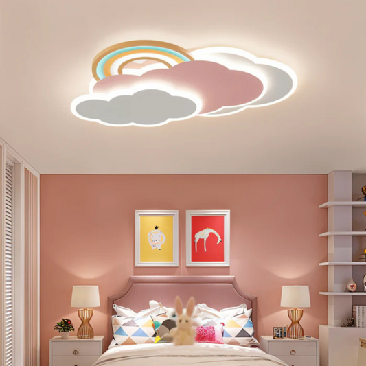 Demora LED Deckenlampe – Regenbogenform – Kinderzimmer – Energiesparend – Spielzeugdesign