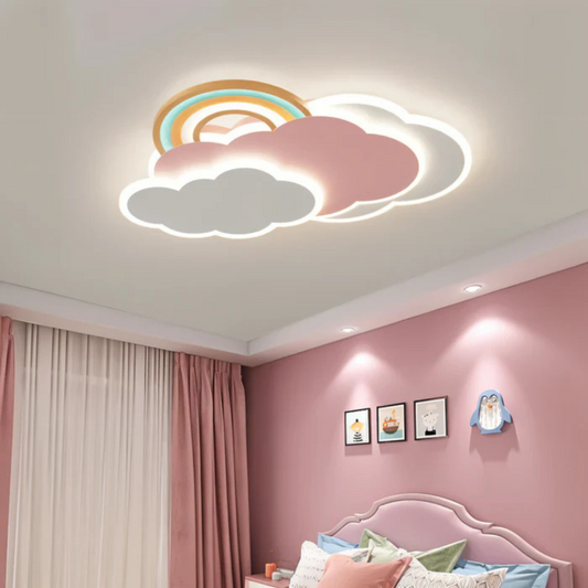 Demora LED Deckenlampe – Regenbogenform – Kinderzimmer – Energiesparend – Spielzeugdesign