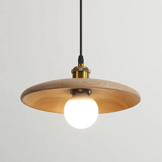 Minimalistic black pendant light made of metal with a diameter of 40 cm, ideal for modern living spaces or dining areas. 0