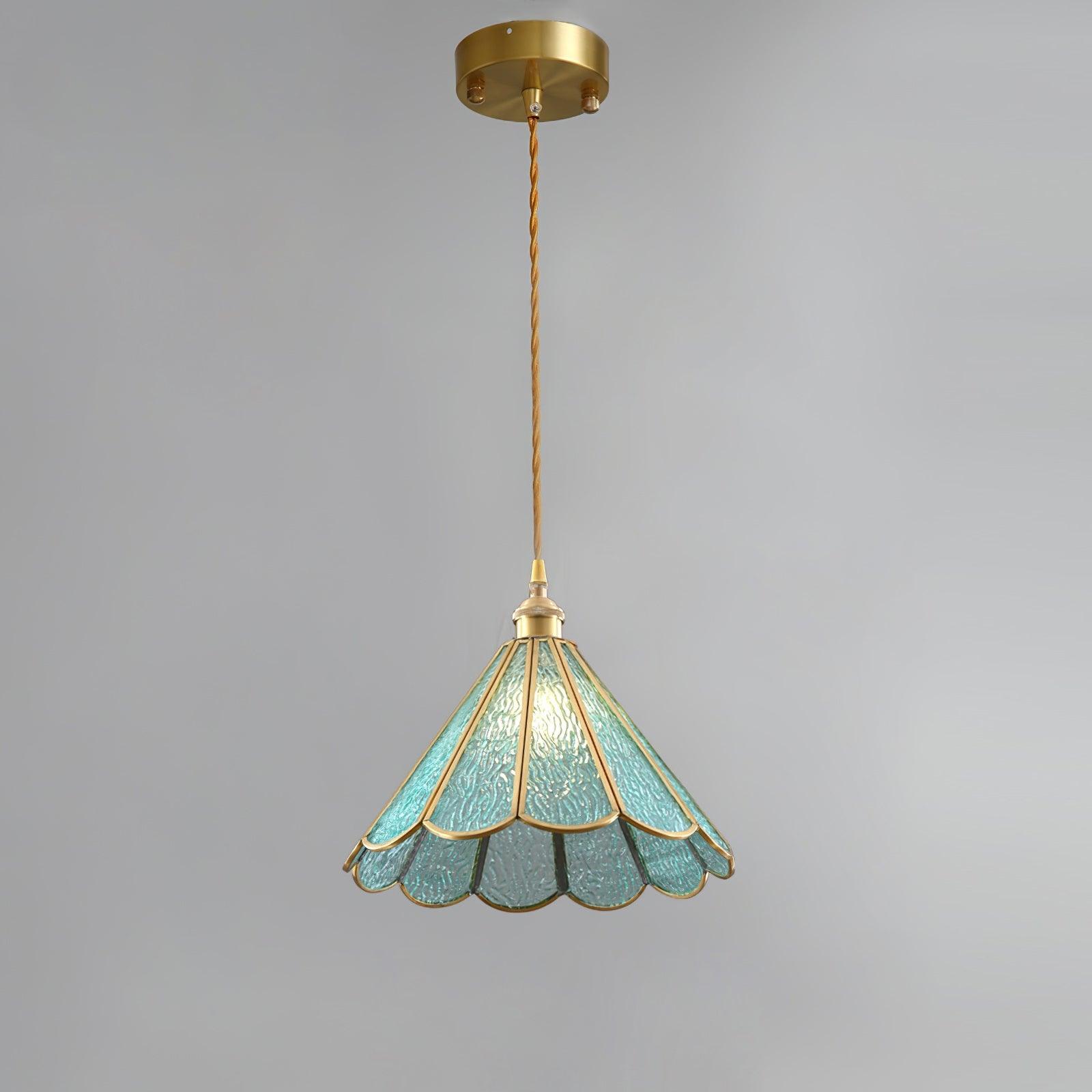 Modern pendant light made of brass in pink and blue hues, measuring 60x60 cm, ideal for dining room illumination. 10