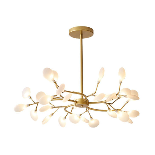 Modern pendant light made of metal in white, featuring a 60 cm diameter. Ideal for dining rooms and living spaces. 0