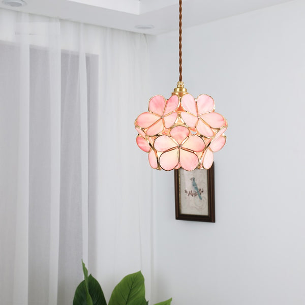 Transparent glass pendant light with a vintage design, measuring Ø 30 cm, ideal for adding character to any room. 7