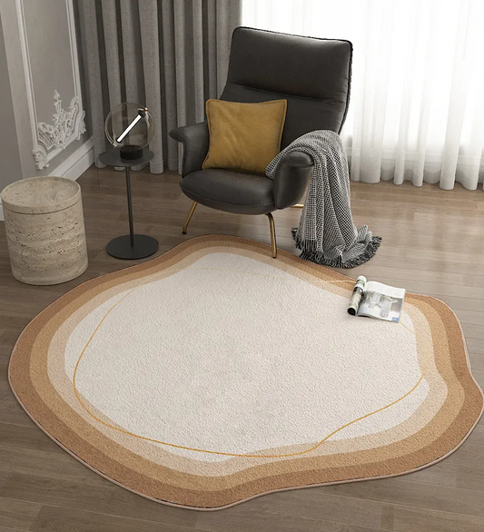 Ivara Teppich – Polyester – Geometrisch – Ø 80×200 cm – Modern für Wohnzimmer und stilvolle Akzente
