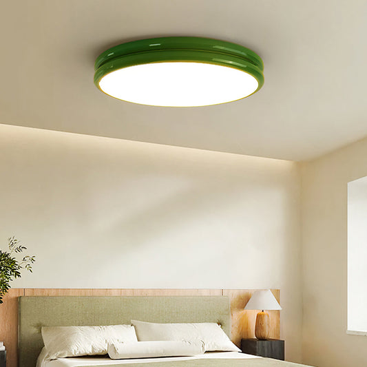 Ivor Deckenlampe – Holzoptik – Ø40 cm – Moderne LED Deckenleuchte für Wohnzimmer und Schlafzimmer