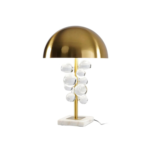 Lelobo Tischlampe – Marmor & Glas – Gold – Skulptural – Elegante Beleuchtung für Ihr Zuhause