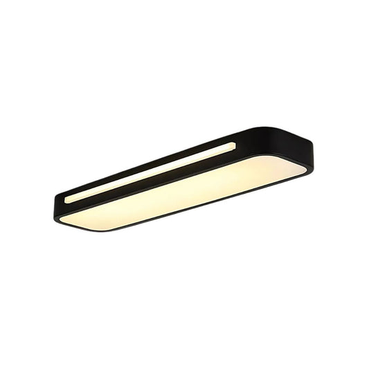 Longus Deckenlampe – Eisen & Acryl – Weiß – 48×58×78 cm – Moderne LED Deckenleuchte für Wohnzimmer