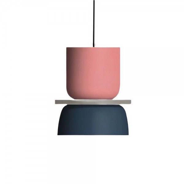Multicolored pendant light made of aluminum and acrylic, measuring 150 cm in length. Ideal for modern dining or living spaces. 11