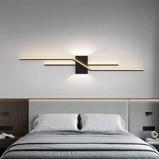 Norezza Wandlampe – Eisen & Acryl – Weiß – 30×10 cm – Minimalistisch LED Wandleuchte für Innenräume