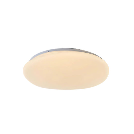 OUVEL Deckenlampe – Eisen & Acryl – Weiß – Ø38×8 cm – Modernes Design für Wohnzimmer