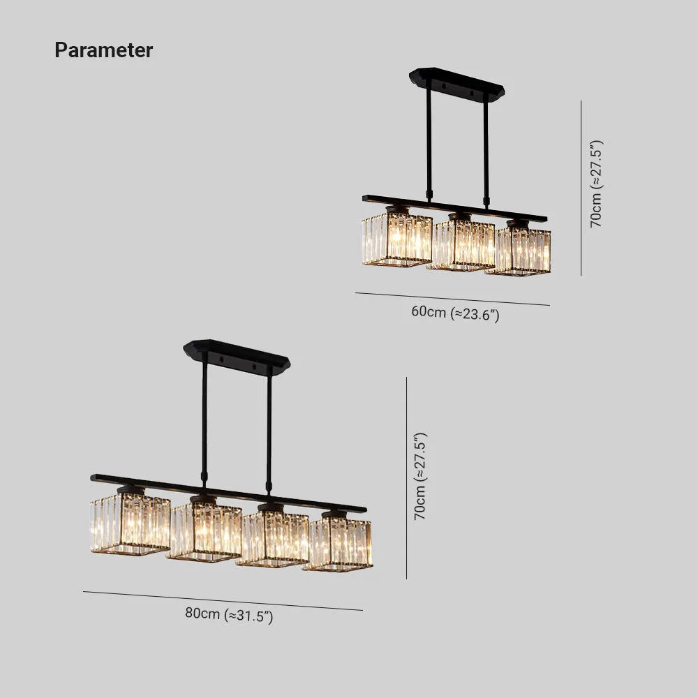 Minimalistic pendant light made of glass and metal in black, measuring 35x70 cm, ideal for dining rooms. 8