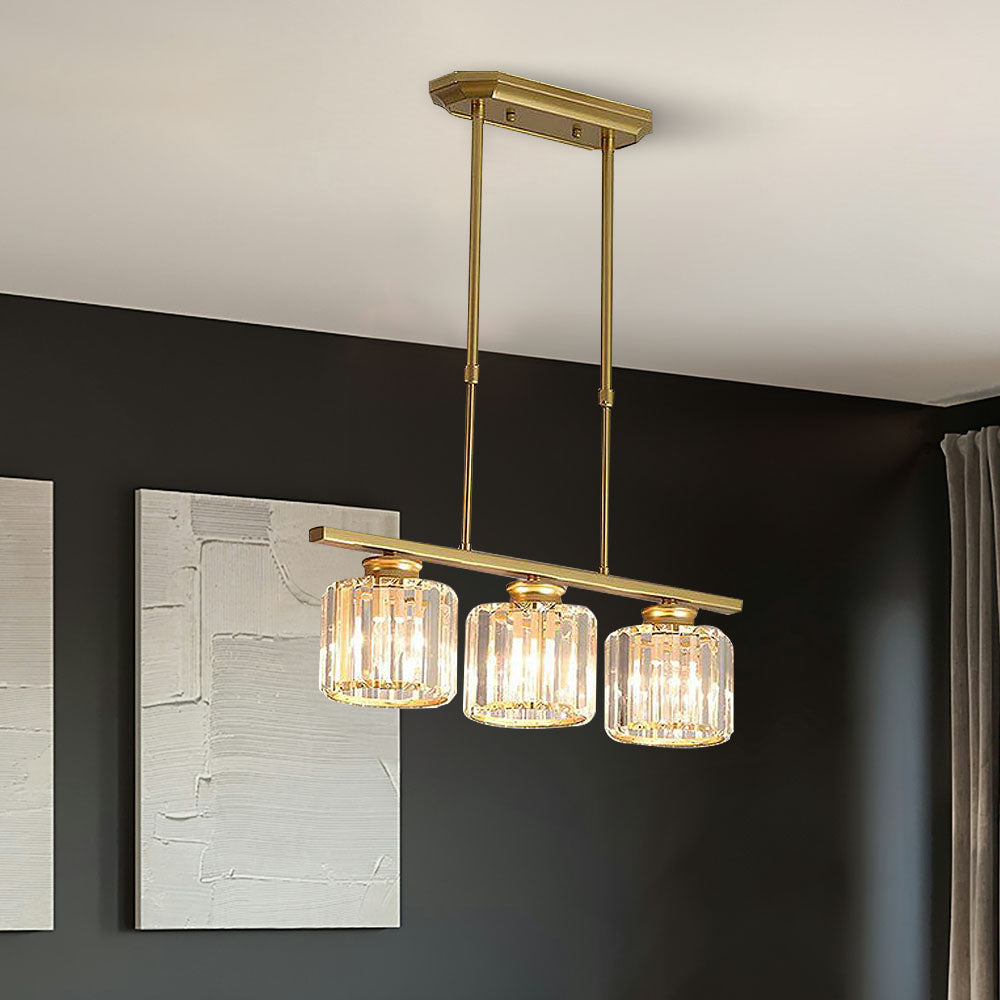 Minimalist pendant light made of glass and metal in black, measuring 35×70 cm, ideal for dining rooms. 9