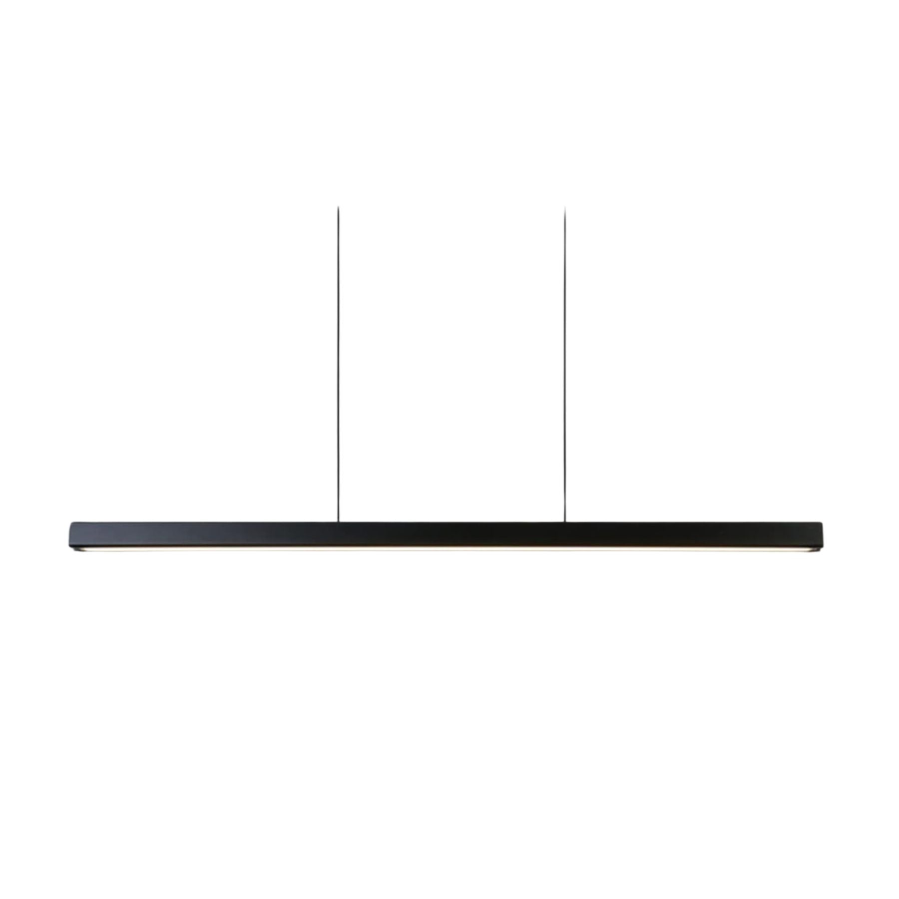 Modern pendant light made of metal in black and white, measuring 80x200 cm. Ideal for dining areas and living spaces with adjustable height. 0