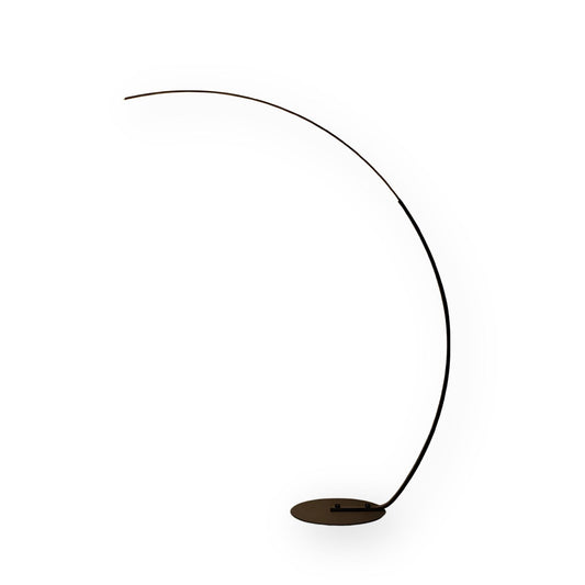 Stehlampe – Aluminium & Eisen – Schwarz – 170 cm – Minimalistische Bogenlampe mit LED-Beleuchtung