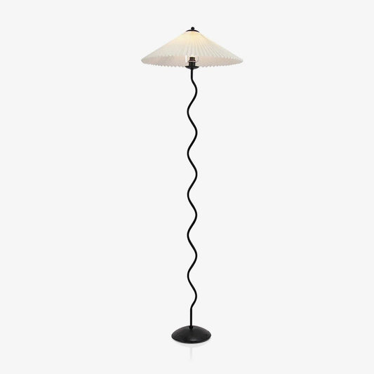 Stehlampe – Metall – Beige – 150 cm – Modernes Design für Wohnzimmer und Schlafzimmer