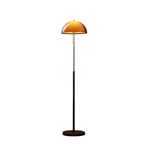 Tavino Stehlampe – Acryl – Bernstein – Modern – Retro-Design