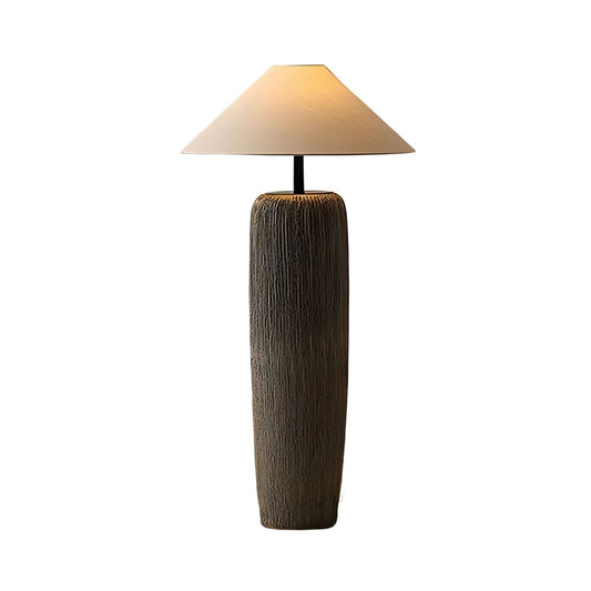 Tolozon Stehlampe – Keramik & Metall – Beige – 160 cm – Moderner Look für Wohnzimmer