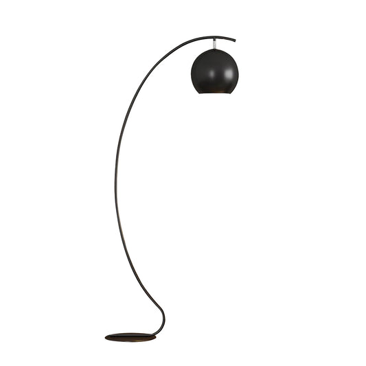 Torviano Stehlampe – Metall – Schwarz – 160 cm – Modernes Design für Wohnzimmer