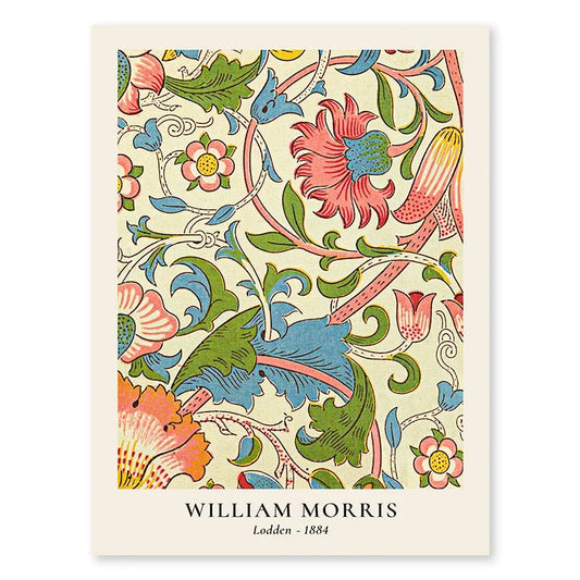 Wandbild – Leinwanddruck – Bunt – 50×70 cm – Abstrakter Blumenmarkt für Wohnzimmer