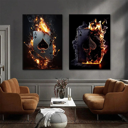 Wandbild – Leinwanddruck – Bunt – 60×90 cm – Modernes Abstraktes Design für Wohnzimmer