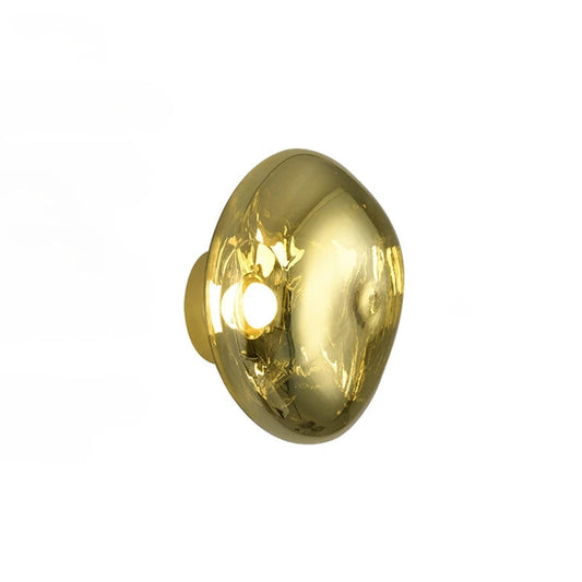 Wandlampe – Lavastein und Glas – Schwarz – E27 – Modernes Design für Stilvolle Innenräume