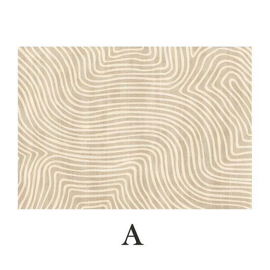 Waschbarer Teppich – Mischgewebe – Beige – 80×160 cm – Modernes Design für Wohnzimmer