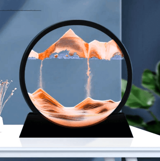 Zenflow Dekoration – Bewegende Sandlandschaften – Elegantes Design – Beruhigende Ästhetik