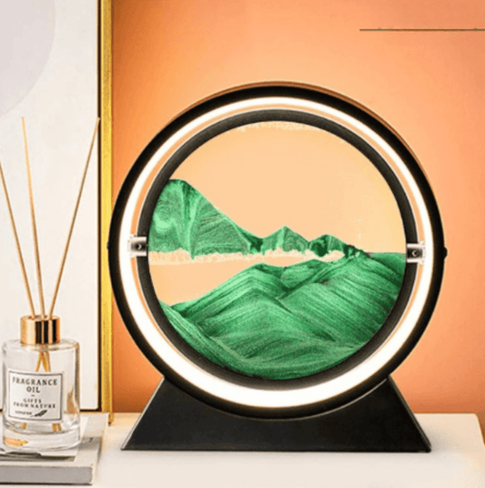 Zenflow Dekoration – Bewegende Sandlandschaften – Elegantes Design – Beruhigende Ästhetik