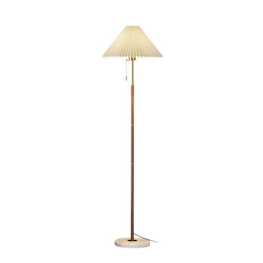 Zomira Stehlampe – Stahl – Weiß – 160 cm – Retro-Design für Wohnzimmer und elegante Akzente