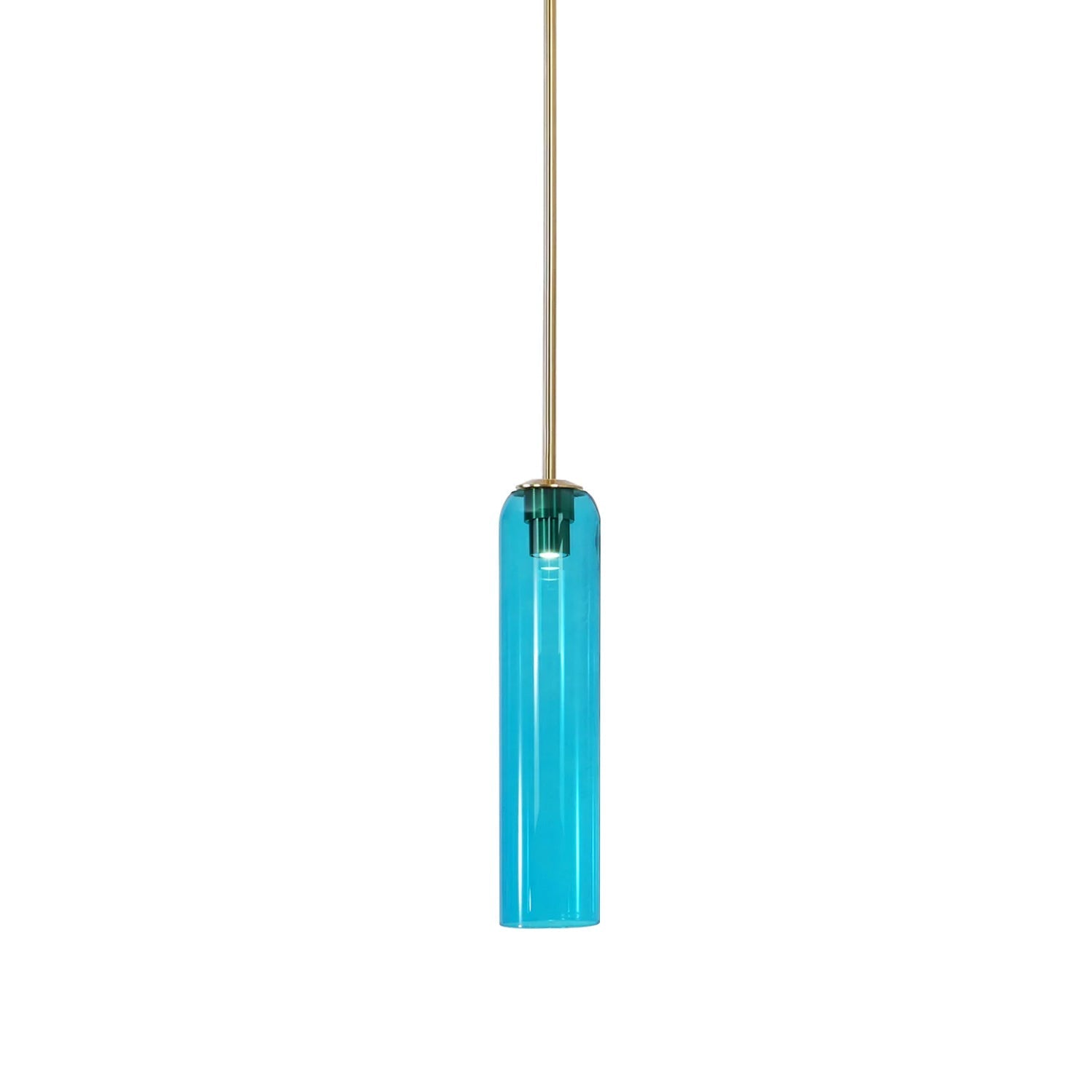 Transparent glass pendant light with a diameter of 30 cm, featuring a minimalist design ideal for dining rooms. 14