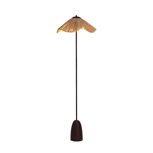 Zorquen Stehlampe – Stoff – Schwarz – 160 cm – Modernes Design für Wohnzimmer und Leseecken